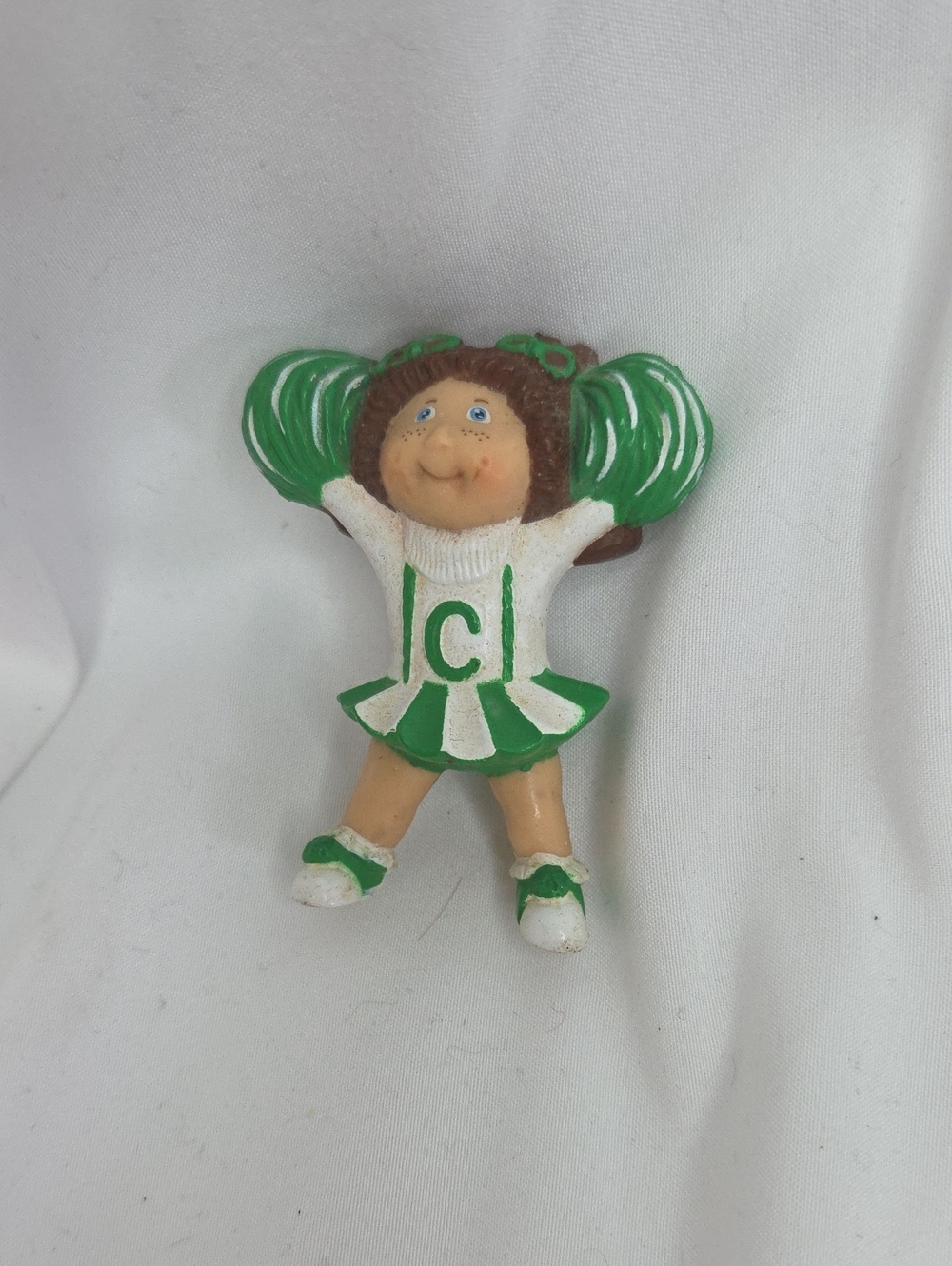 Cabbage Patch Kids Green Cheerleader Figurine Mini